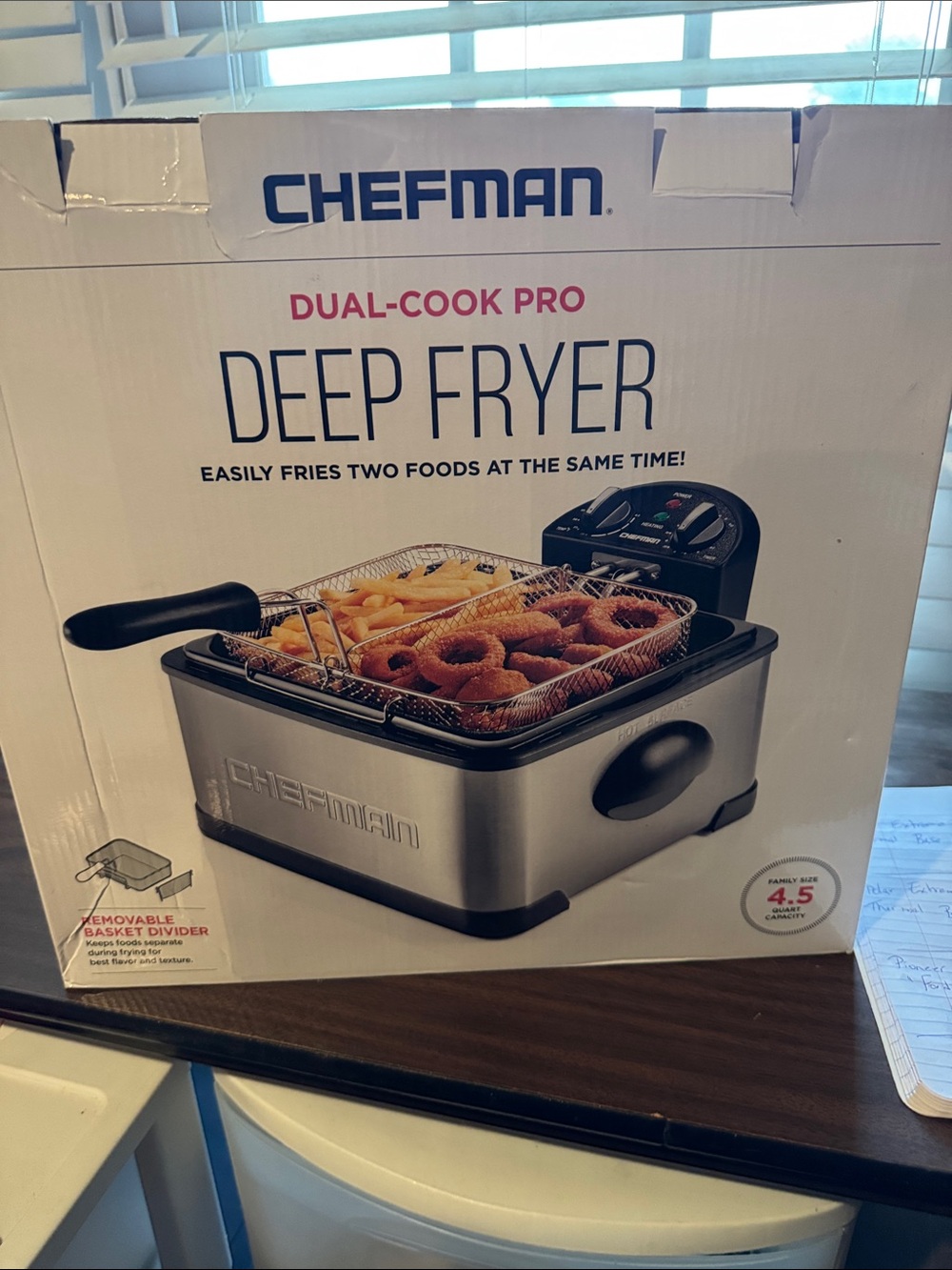 Chefman Dual-Cook Pro Deep Fryer - Stainless Steel